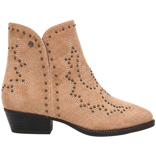 Bottines BOTÍN COWBOY BEIGE DE MUJER CON BORDADOS | 2763 ANTE Beige - Bb Up - Modalova