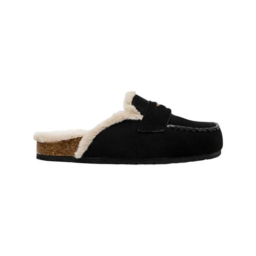 Chaussons Mules Moccasins Fourrées - noir - Vera Collection - Modalova