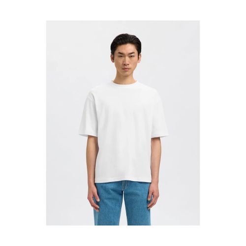 T-shirt - SLHLOOSEOSCAR SS O-NECK TEE NOOS - Selected - Modalova