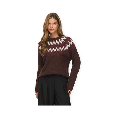Pull Toni Knit - Coffee Bean/Port Royal - Vila - Modalova
