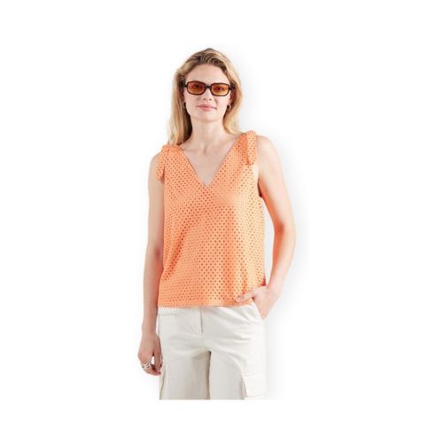Blouses Top Alvadora - Cadmium Orange - Vila - Modalova