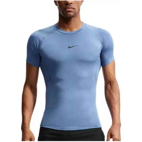 T-shirt Pro Dri-FIT "Indigo Storm/Negro" - Nike - Modalova