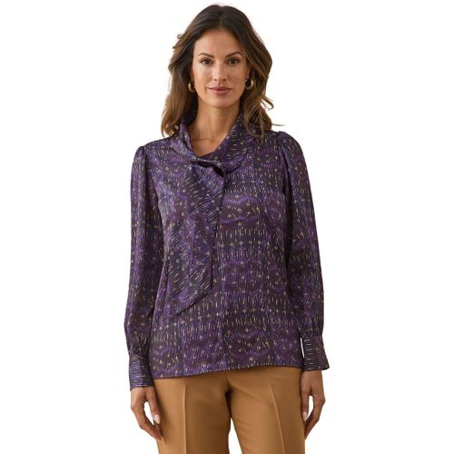 Tunique Blouse lavalilière en satin - Daxon - Modalova