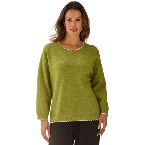 Pull Daxon Pull col rond avec laine - Daxon - Modalova