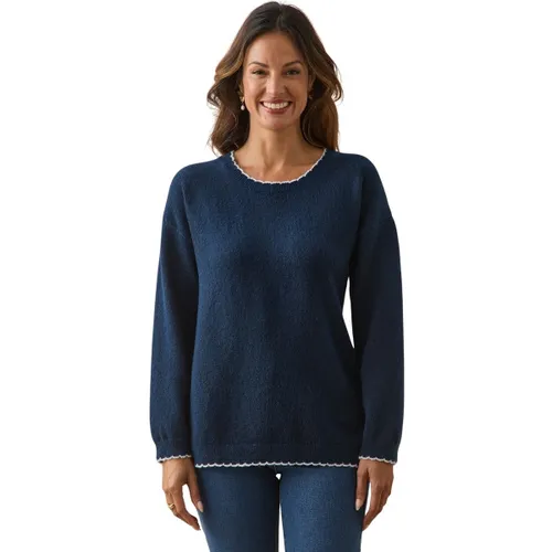 Pull Daxon Pull col rond avec laine - Daxon - Modalova