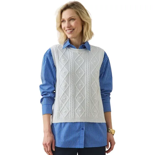 Pull Pull sans manches à torsades - Daxon - Modalova