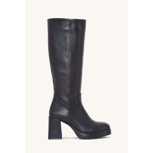 Bottes Bottes à talons épais et Plateforme, noire - Vera Collection - Modalova