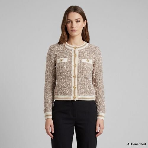 Sweat-shirt Ls Cn Aomori Cardi Swtr - Guess - Modalova