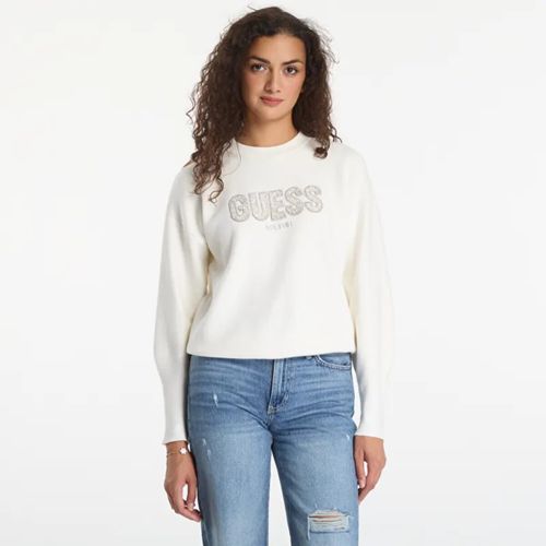 Sweatshirts Ls Cn Madeline Logo Swtr - Guess - Modalova