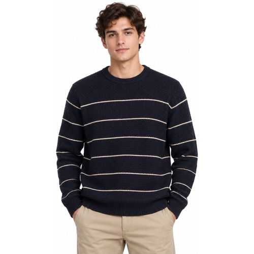Sweat-shirt Norval Cn Stitched Stripes Swt - Guess - Modalova