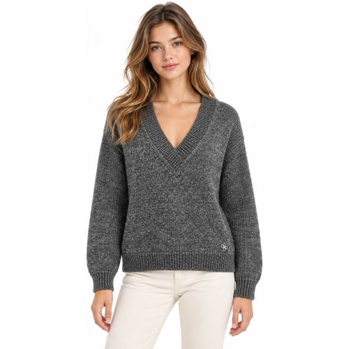 Sweat-shirt Guess Ls Vn Jolene Swtr - Guess - Modalova