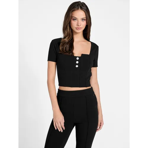 Debardeur Ss Square Nk Evelina Top - Guess - Modalova