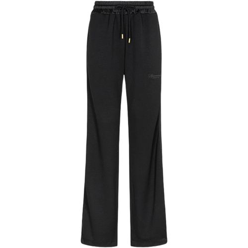 Pantalon Dritto Vita Alta Viscosa C/Inserti Raso - Hinnominate - Modalova