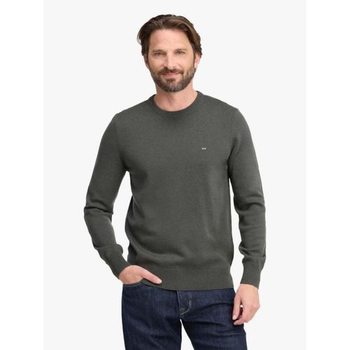 Sweat-shirt Pull kaki en laine - Eden Park - Modalova