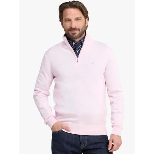 Sweat-shirt Pull camionneur rose en laine - Eden Park - Modalova