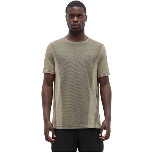 T-shirt Vanish Seamless "Taupe" - Under Armour - Modalova