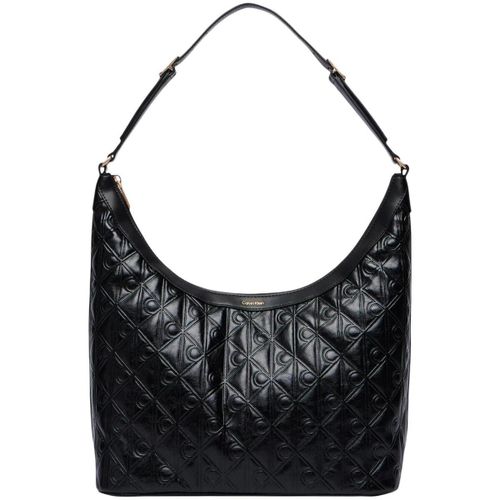 Sac EMBLEM AOP DEBOSSED MEDIUM SHBAG LV04F3875G - Calvin Klein Jeans - Modalova