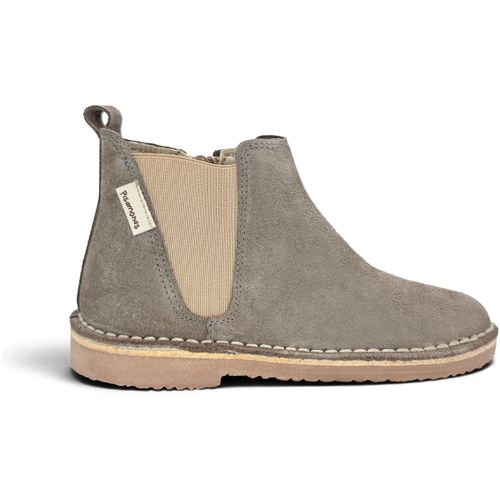 Bottines Bottines Chelsea Suède Élastiques Et Fermeture Éclair - Pisamonas - Modalova