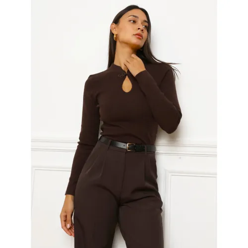 Blouses Tops, t-shirts - Marron - La Modeuse - Modalova