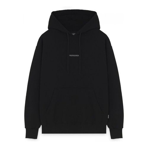 Sweatshirts à capuche 26FWPRFE756 HOODIE RIBS-01 NERO - Propaganda - Modalova