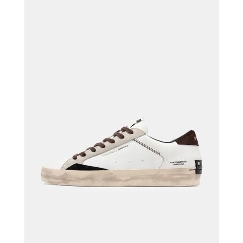 Baskets DISTRESSED 10003AA9-10 CITY BROWN - Crime London - Modalova