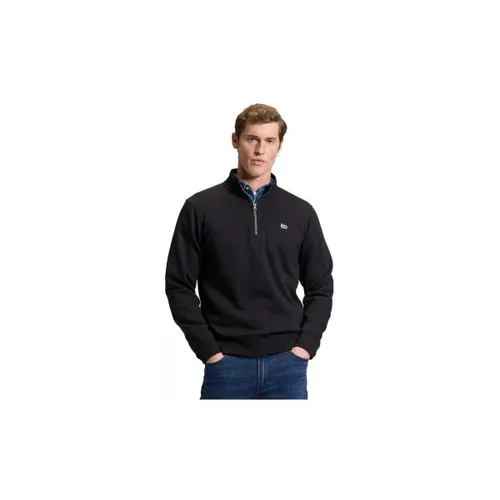 Sweat-shirt 112386287 PATCH HALF ZIP SWEATSHIRT-BLACK - Lee - Modalova