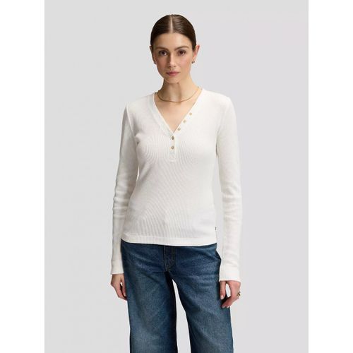 T-shirt 112386186 LONG SVE HENLEY-ECRU - Lee - Modalova