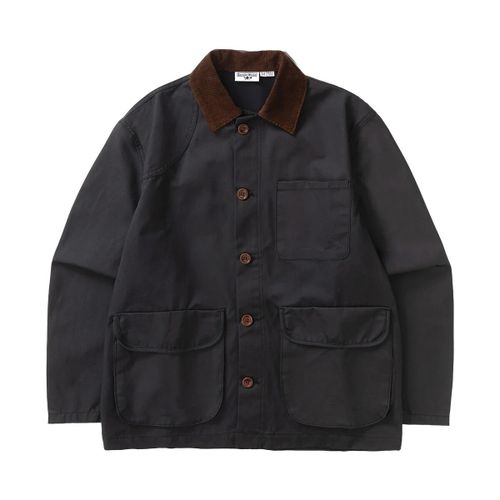 Veste Waxed Barn Coat Black - Service Works - Modalova