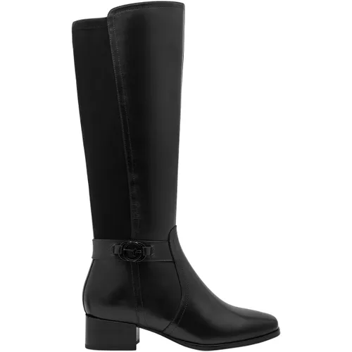 Bottes Botte Cuir à Talon Comfort - Tamaris - Modalova