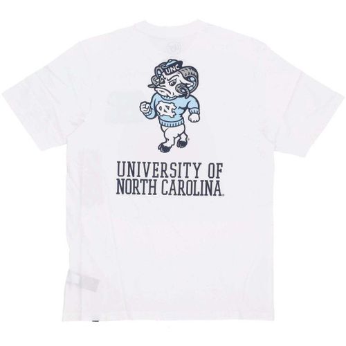 T-shirt Maglietta Uomo Ncaa Backer Echo Tee Unchee White Wash - '47 Brand - Modalova