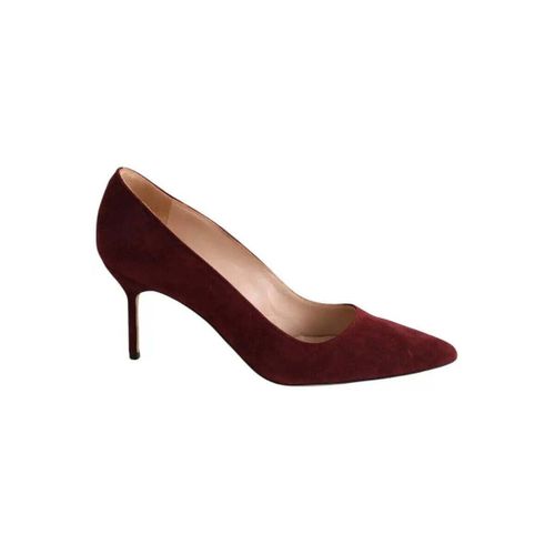 Chaussures escarpins Talons bordeaux - Manolo Blahnik - Modalova