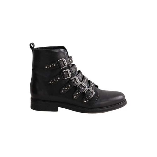 Bottines Boots à boucles noires - Maje - Modalova