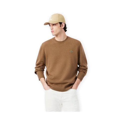 Pull Wool Crew Neck Knit - Marron - Lacoste - Modalova