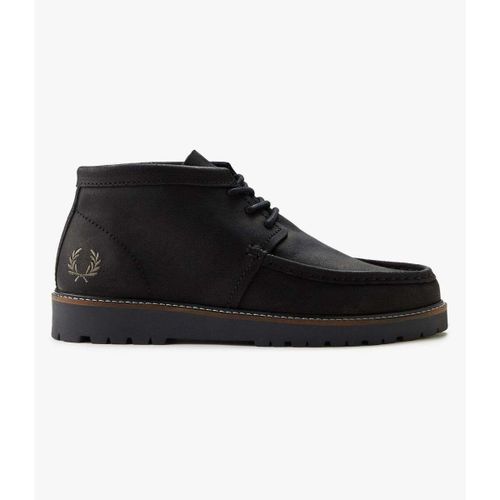 Bottines Waxed Suede Kenny Boot Black - Fred Perry - Modalova