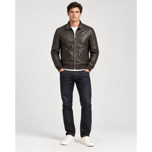 Veste Bomboogie Man Leather Jacket - Bomboogie - Modalova