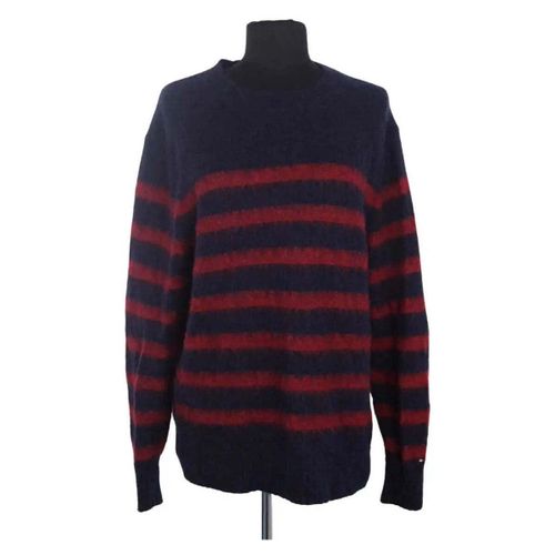 Pull Pull rayé rouge et bleu - Tommy Hilfiger - Modalova