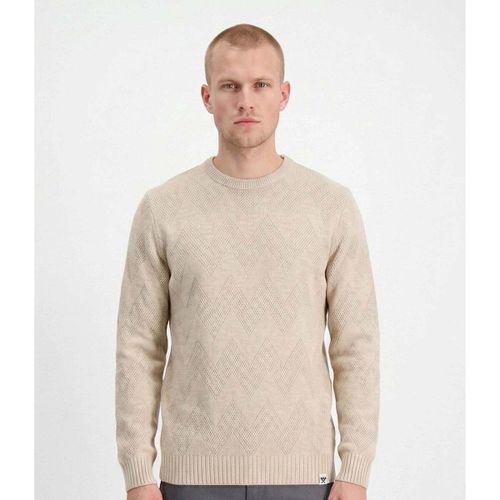 Pull Herringbone Crew Neck Sand - Berna - Modalova