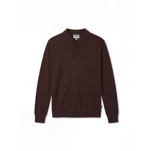 Polo Berna Knit Polo Dark Chocolate - Berna - Modalova