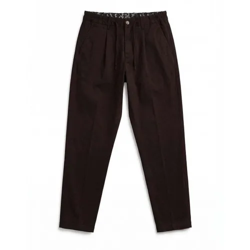 Pantalon Cropped Drawstring Trousers Coffee - Berna - Modalova