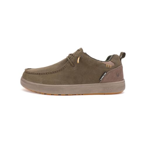Slip ons Chaussures bateau en cuir hydrofuge - Dakota - Walk In Pitas - Modalova