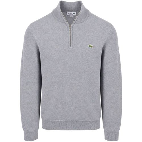 Sweat-shirt Pull Zipper Gris - Lacoste - Modalova