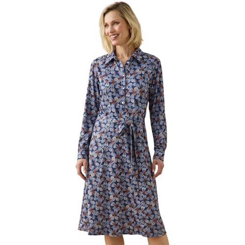 Robe Robe ample col chemisier boutonnée - Daxon - Modalova
