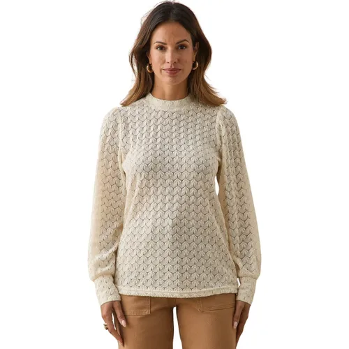 Blouses Tee-shirt court effet dentelle - Daxon - Modalova