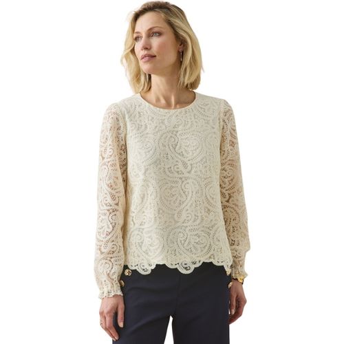 Blouses Tee-shirt guipure manches longues - Daxon - Modalova
