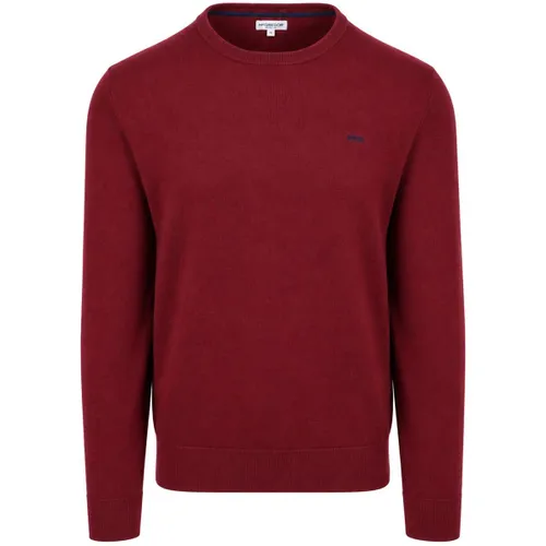 Sweat-shirt Pull Cotton Cashmere Bordeaux - Mcgregor - Modalova