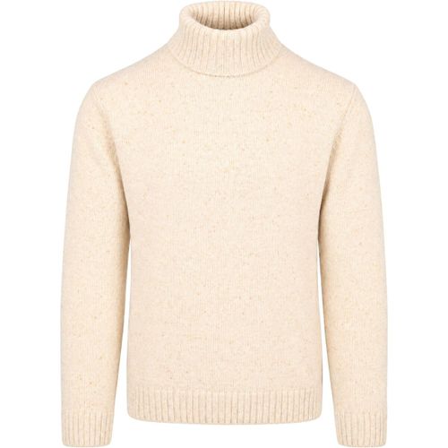 Sweat-shirt Pull à col roulé Tweed Ecru - Suitable - Modalova