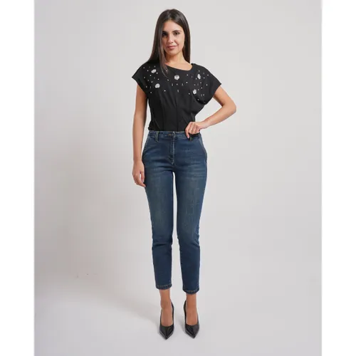 Jeans Jean skinny Dark Blue - Manila Grace - Modalova