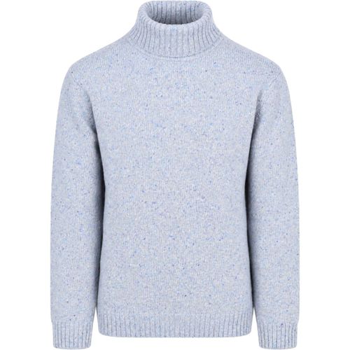Sweat-shirt Pull à col roulé Tweed Bleu clair - Suitable - Modalova