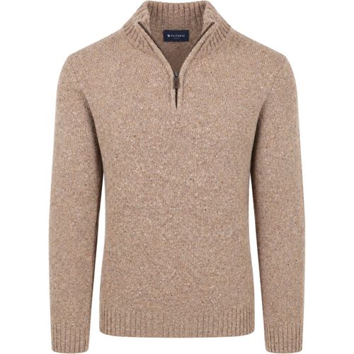 Sweat-shirt Half Zip Pull Tweed Beige - Suitable - Modalova