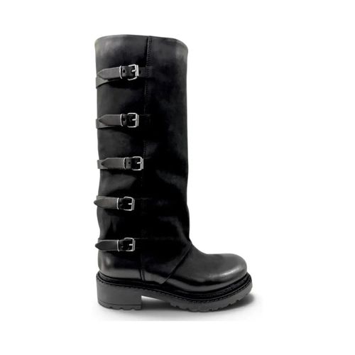 Boots Bottes de motard avec boucles - Metisse - Modalova